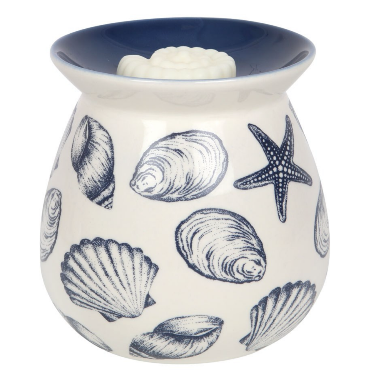 Beach Nautical Seashell Theme Wax Melt Essential Oil Warmer Burner-1