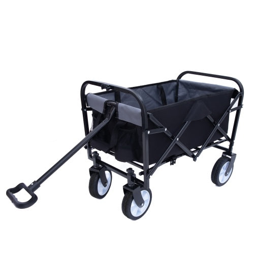 Collapsible Foldable Beach Wagon with Strapping System – Supports 225 lbs – Multiple Colors