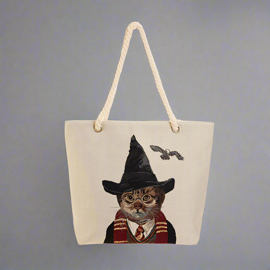 Magical Cat - Beach Bag-0