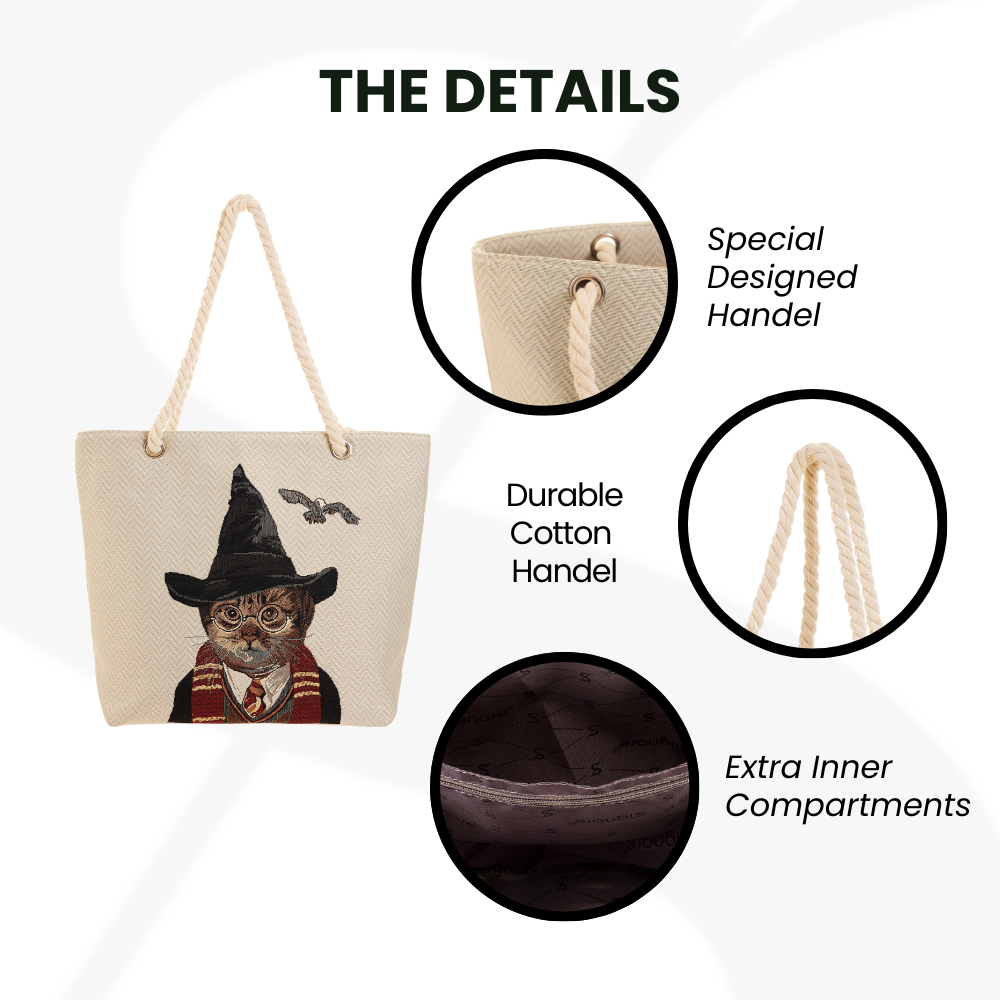 Magical Cat - Beach Bag-3
