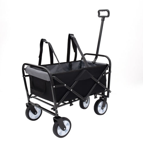 Collapsible Foldable Beach Wagon with Strapping System – Supports 225 lbs – Multiple Colors