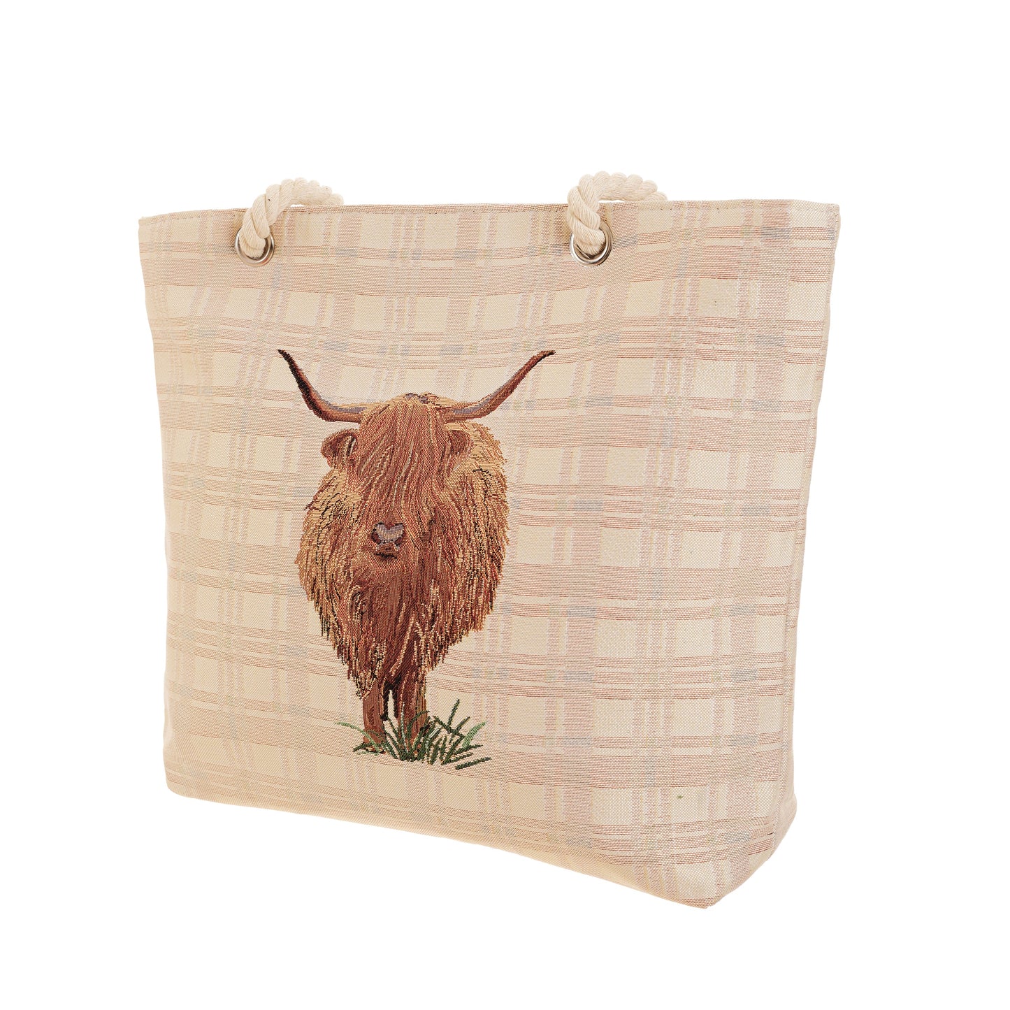 Highland Cow - Beach Bag-2