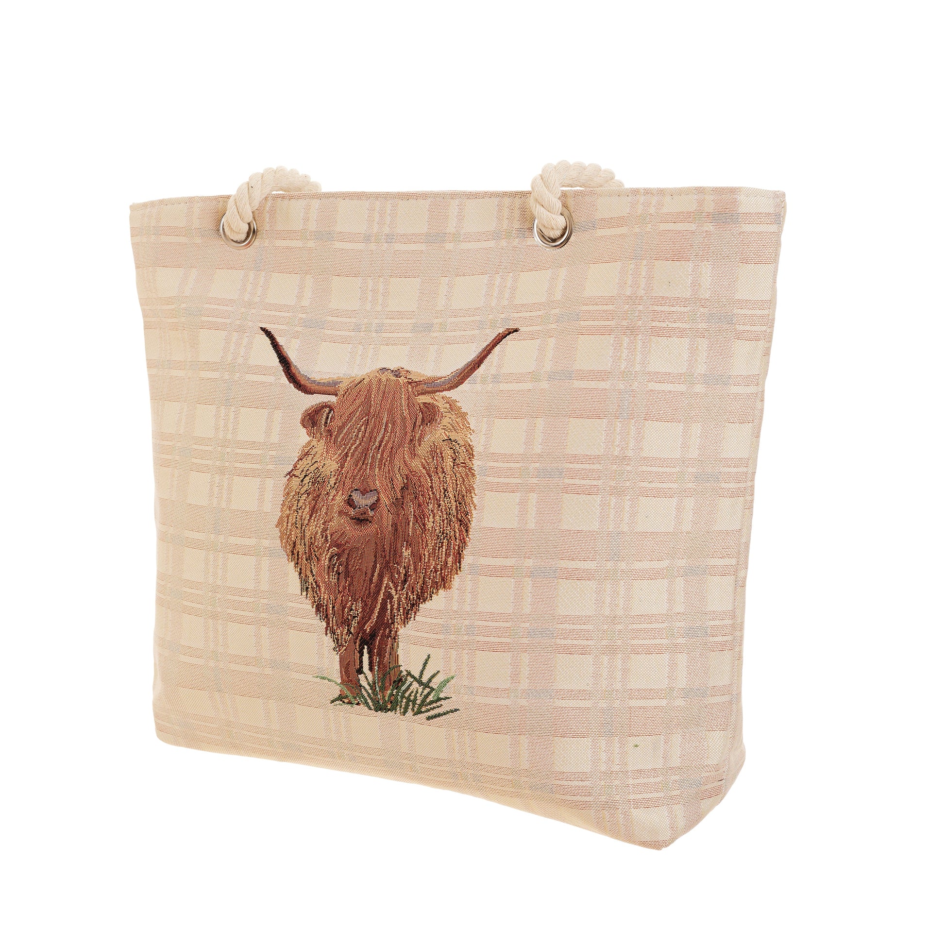 Highland Cow - Beach Bag-2