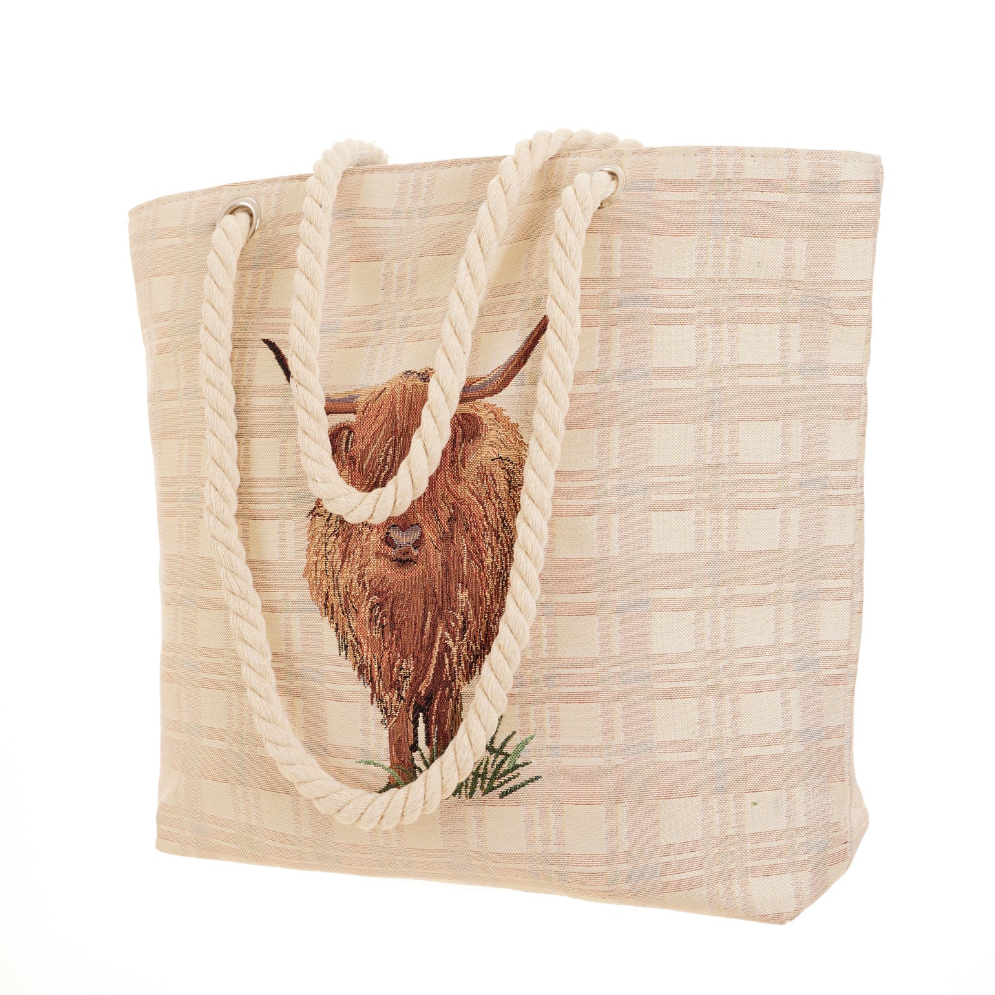 Highland Cow - Beach Bag-3