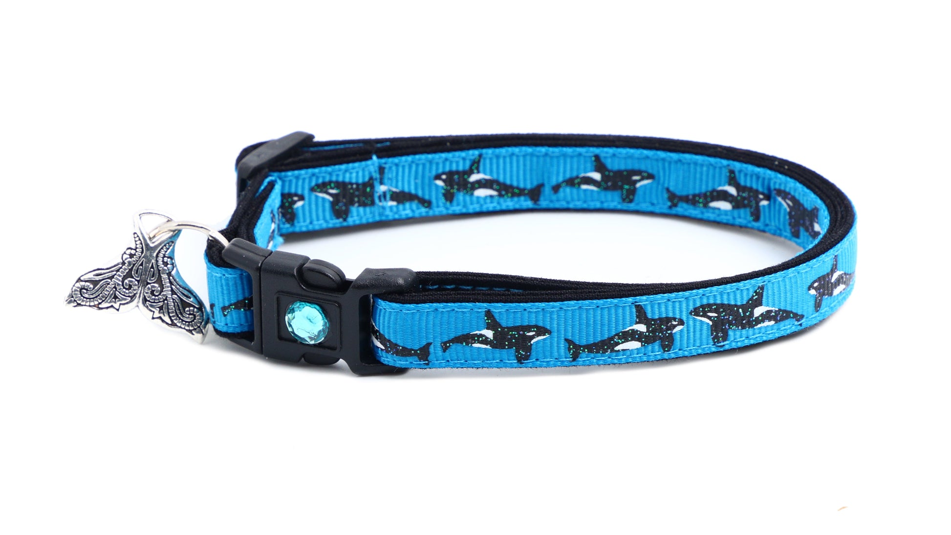 Orca Whale Breakaway Cat Collar-14
