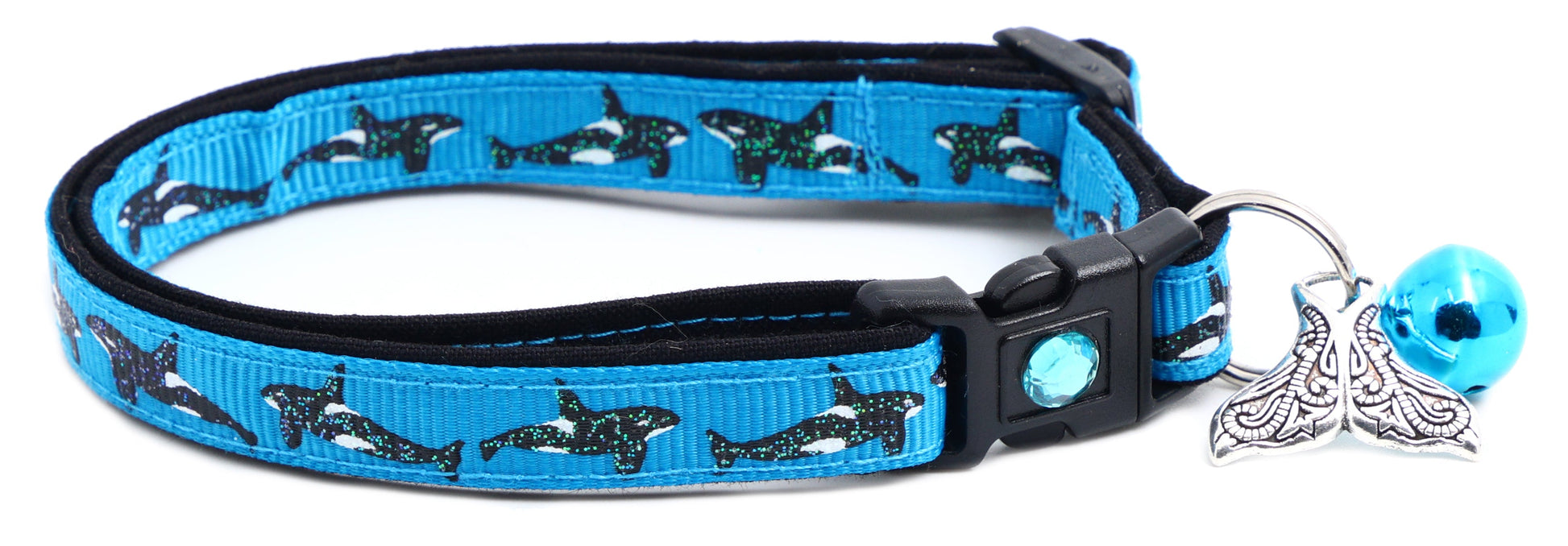 Orca Whale Breakaway Cat Collar-19