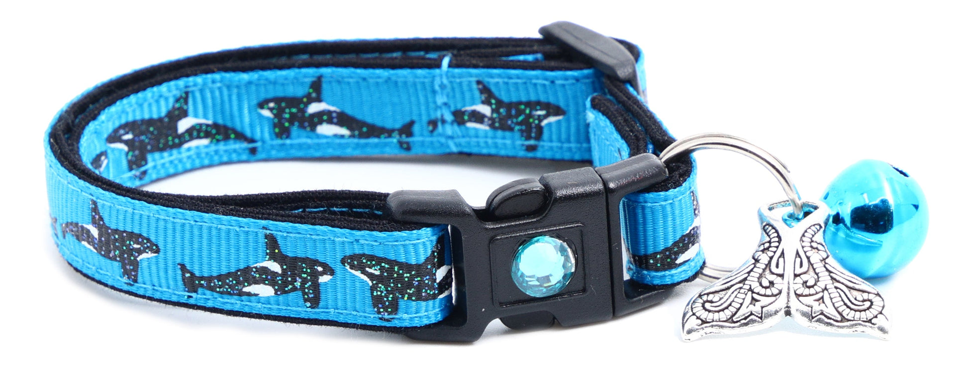 Orca Whale Breakaway Cat Collar-16