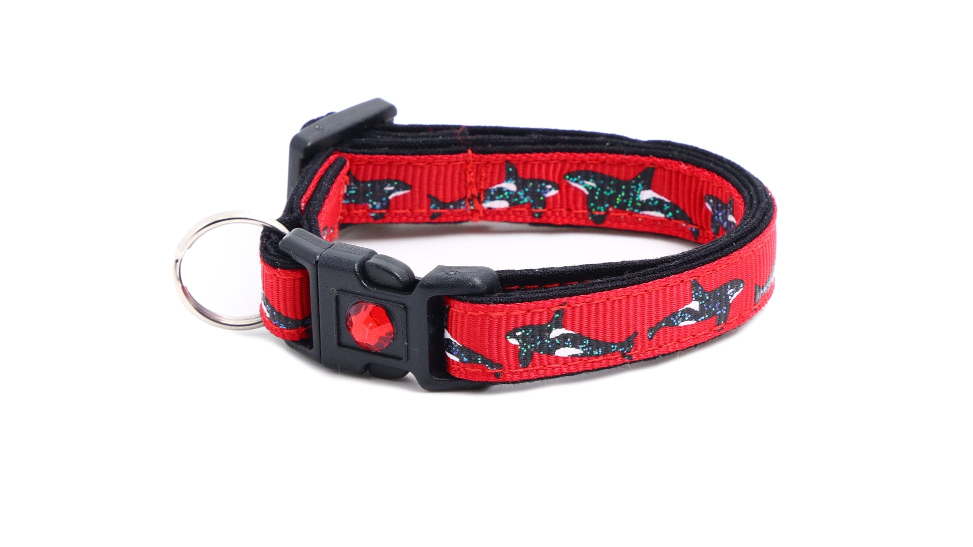 Orca Whale Breakaway Cat Collar-21