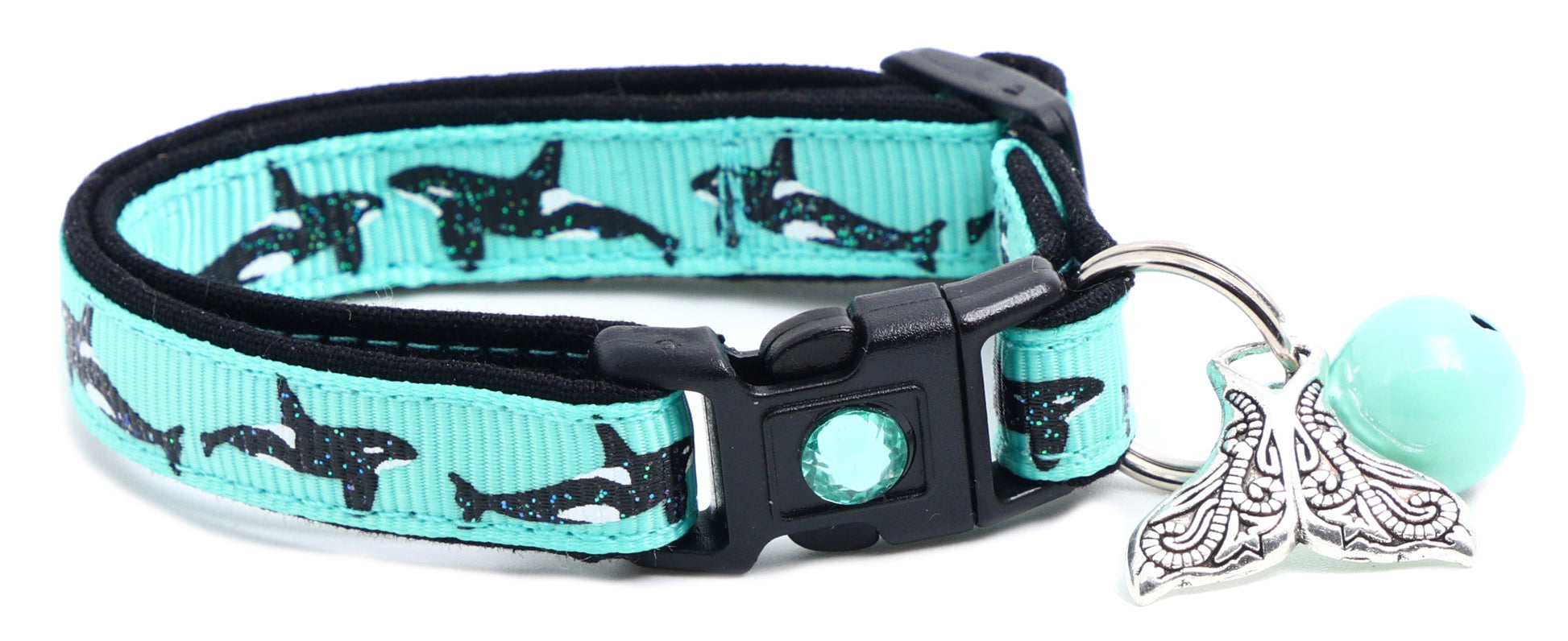 Orca Whale Breakaway Cat Collar-1