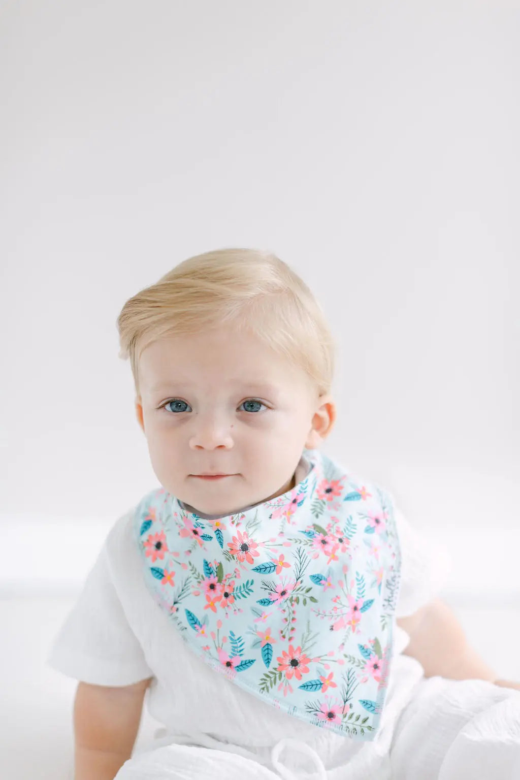 Bandana Bibs - Shore Set - Anchors, Flowers, Flamingos and Boats-1