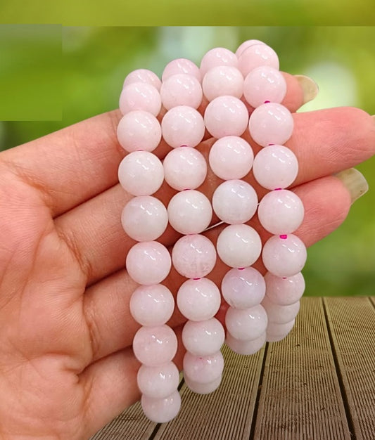 Rose Quartz Bracelet (10 mm Beads)-2