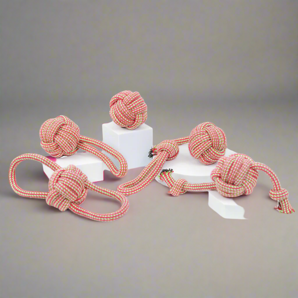 Rose Red Large Rope Tug Toys-0