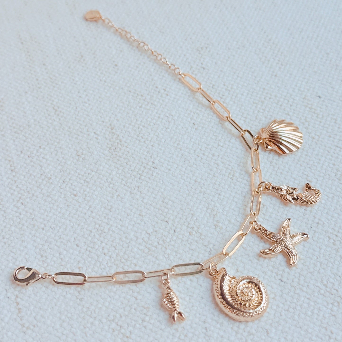 Sea Side Multi Charm Bracelet-1