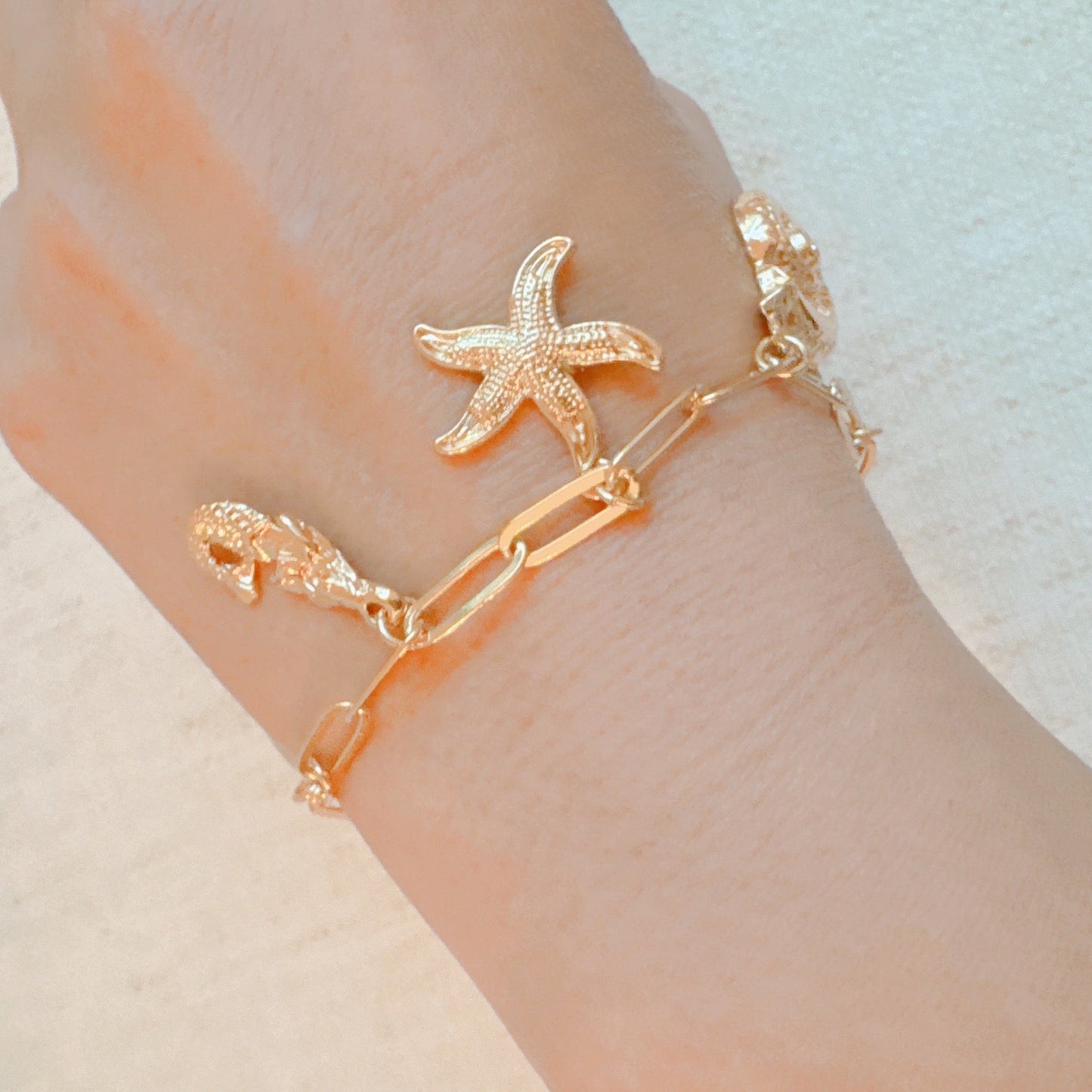 Sea Side Multi Charm Bracelet-2