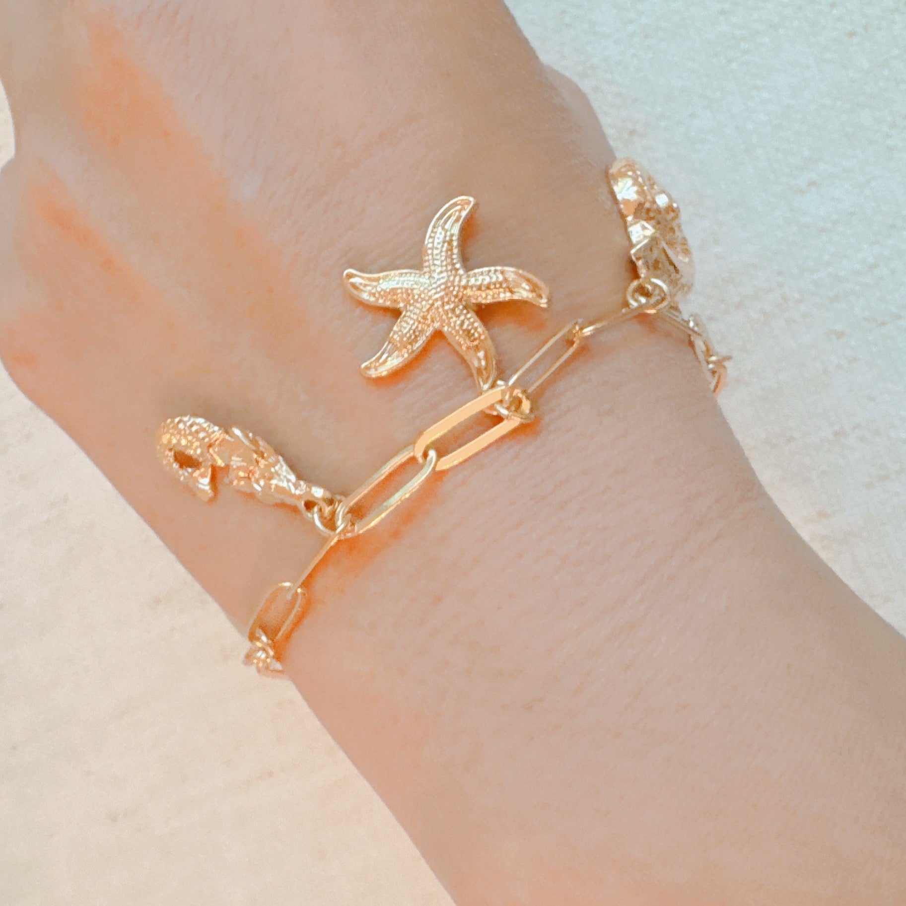 Sea Side Multi Charm Bracelet-2