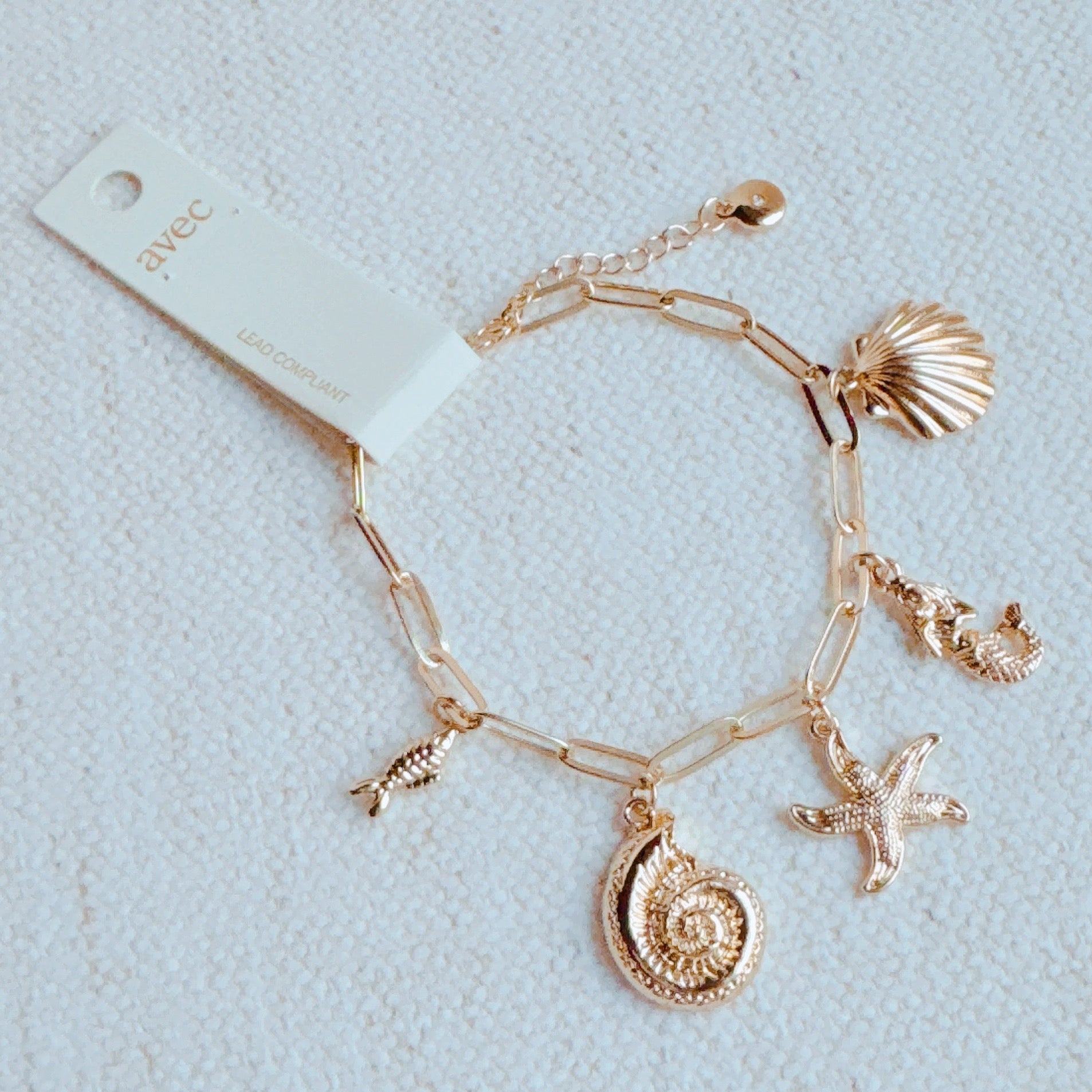 Sea Side Multi Charm Bracelet-3