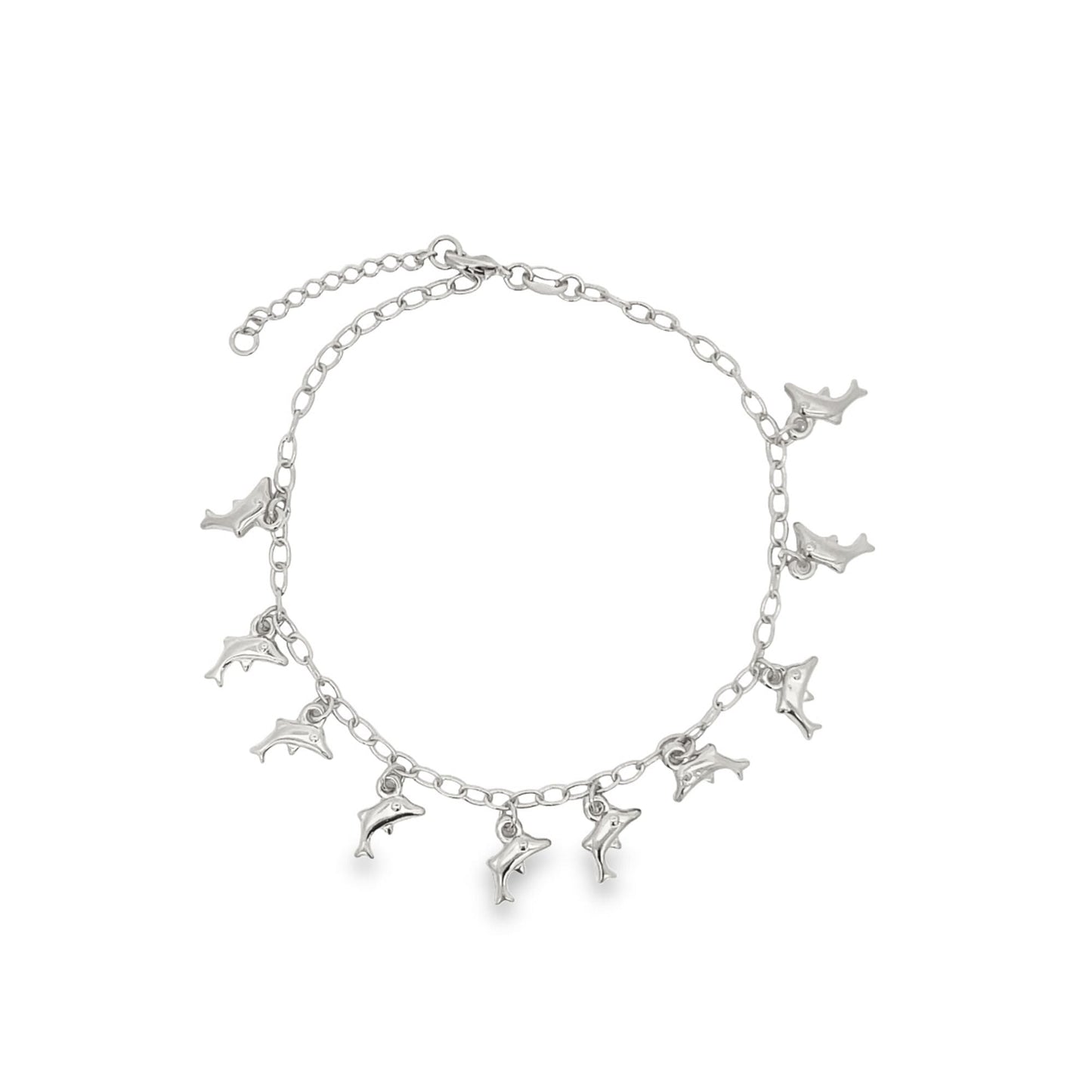 Dolphin Charm Anklet (E27)-1