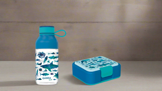 Sea Creature Bento Box & Deep Sea Explorer Water Bottle Set-0