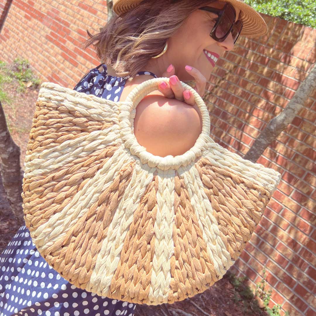 Spring Sunset Beach Bag-1