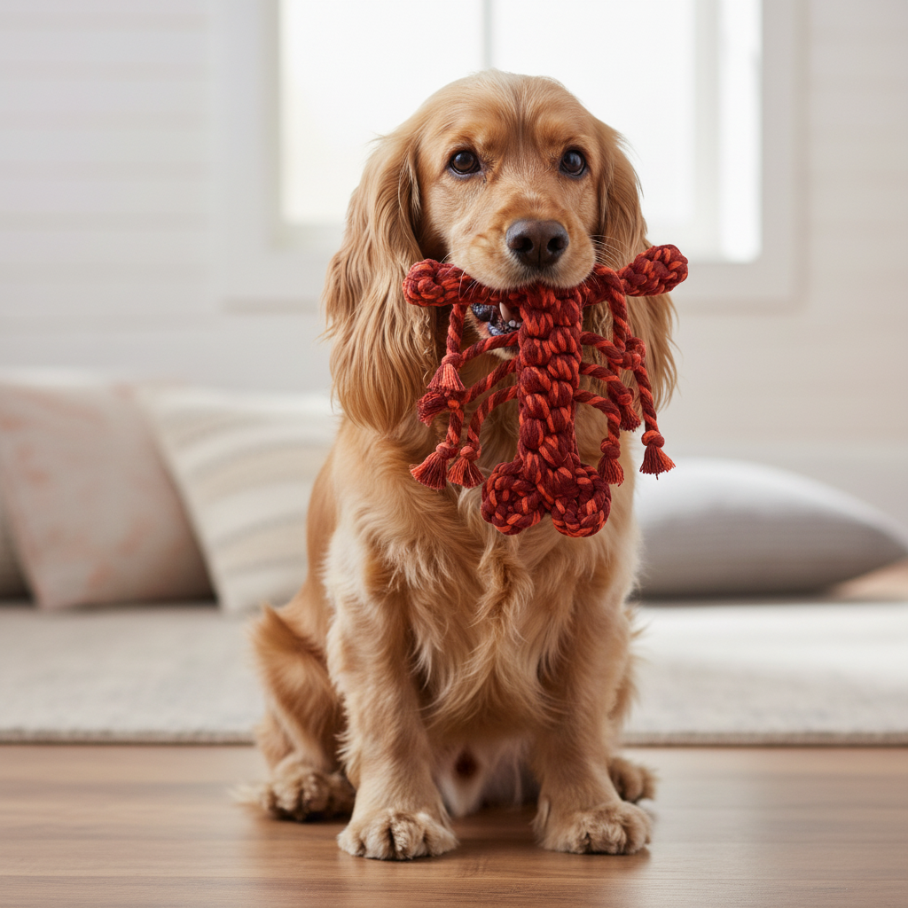 Coral Pop Lobster Pet Toy | Thicker and Stronger-3