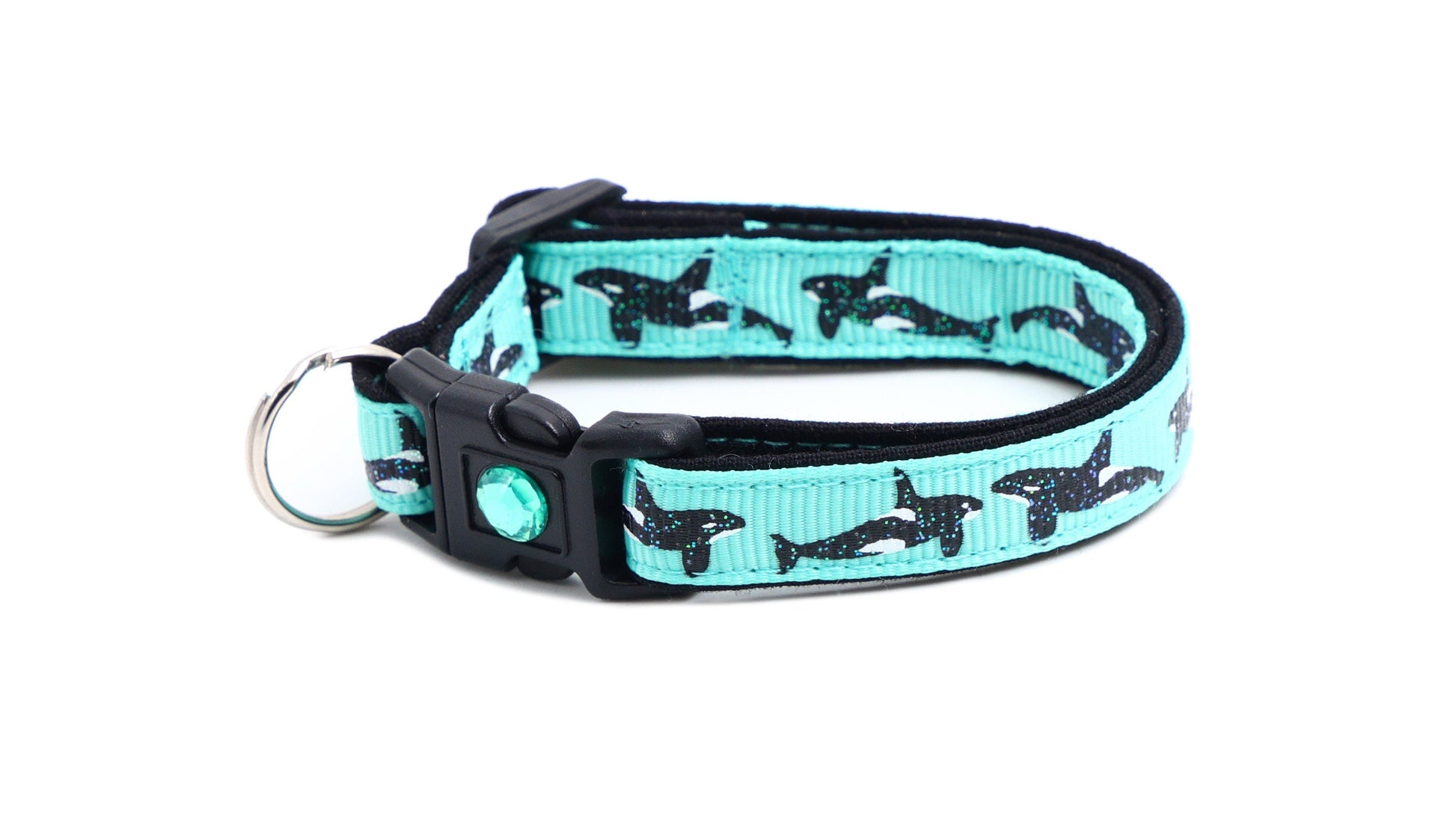 Orca Whale Breakaway Cat Collar-20