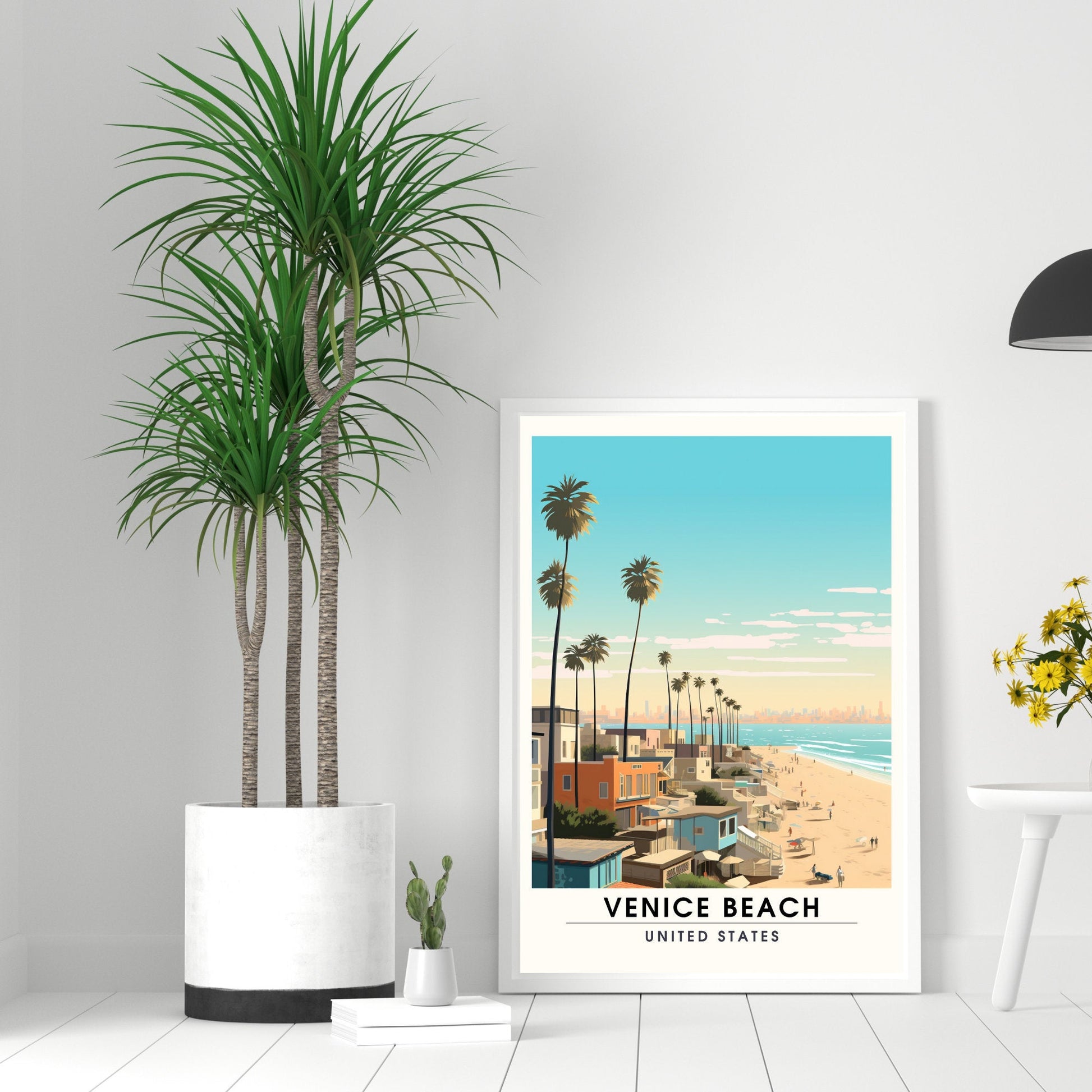 Impression Venice Beach | Impression de voyage Venice Beach | Poster Venice Beach-2