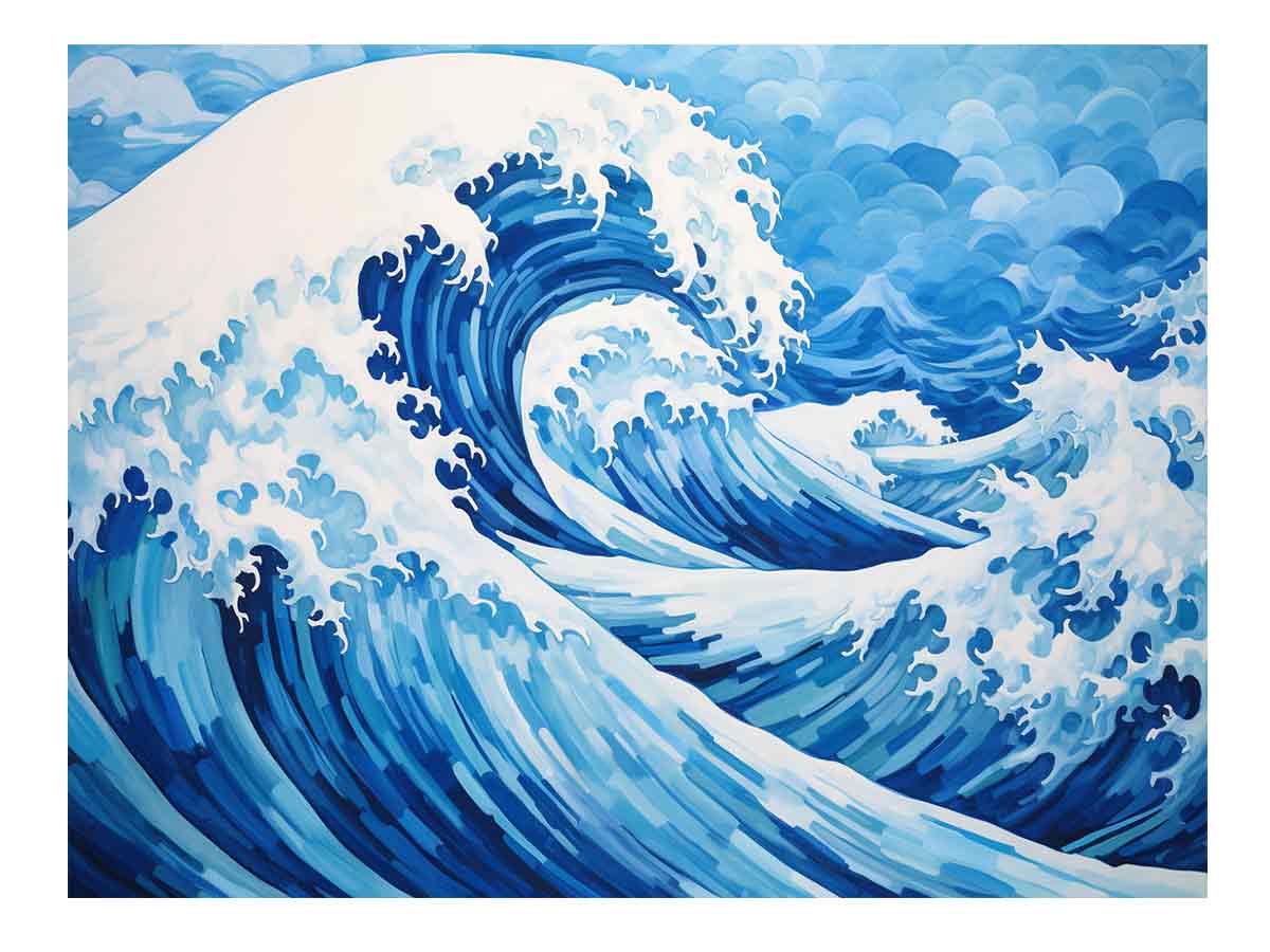 Ocean Waves  Painting-0
